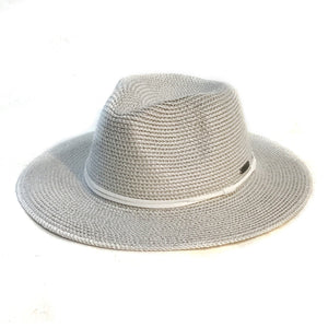 Ladies Fedora Safari,Canwell, Light Grey, One Size