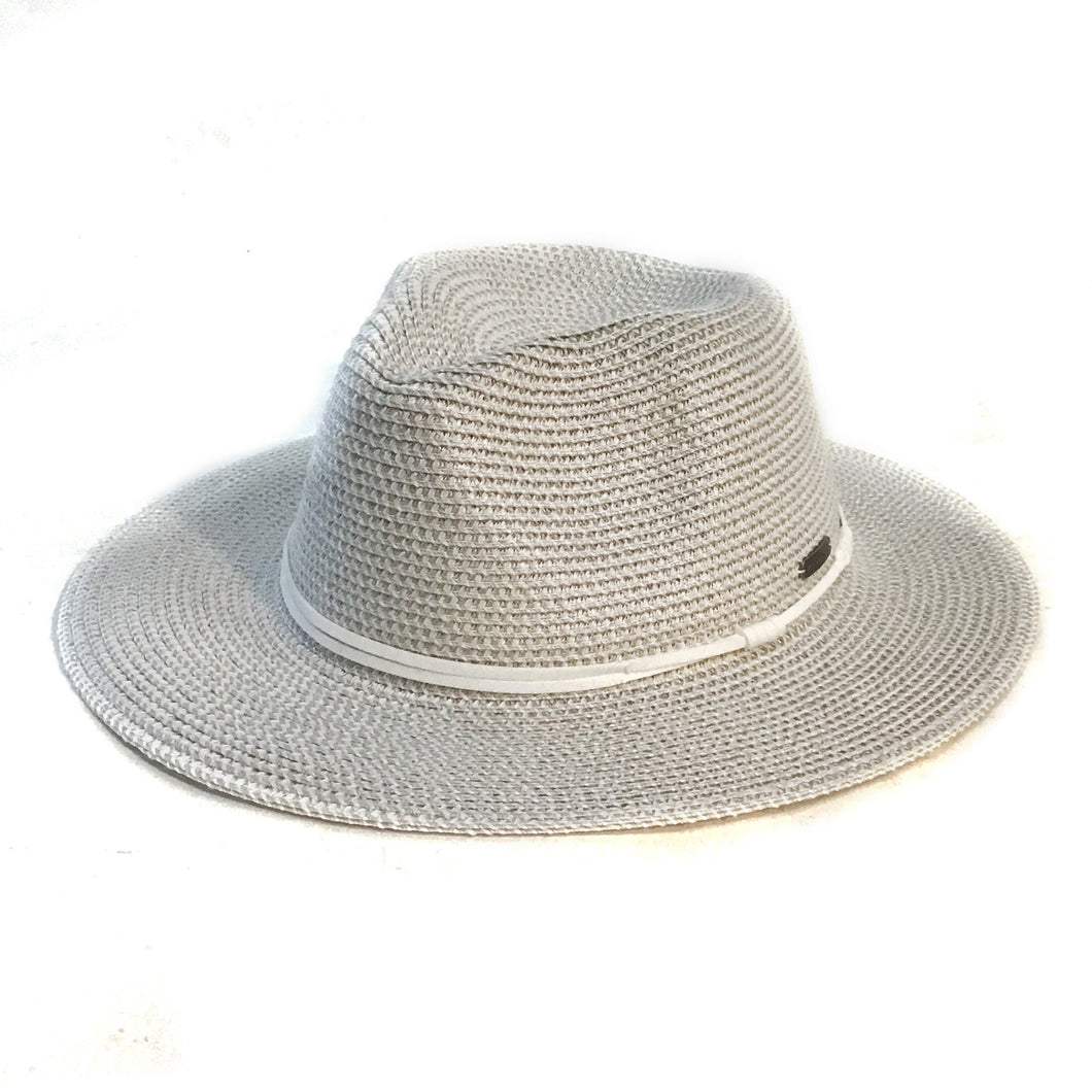Ladies Fedora Safari,Canwell, Light Grey, One Size