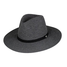 Load image into Gallery viewer, Ladies Fedora Safari,Rosebery, Charcoal, Medium
