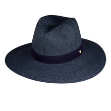 Load image into Gallery viewer, Ladies Fedora Safari,Hollywell, Navy, Medium
