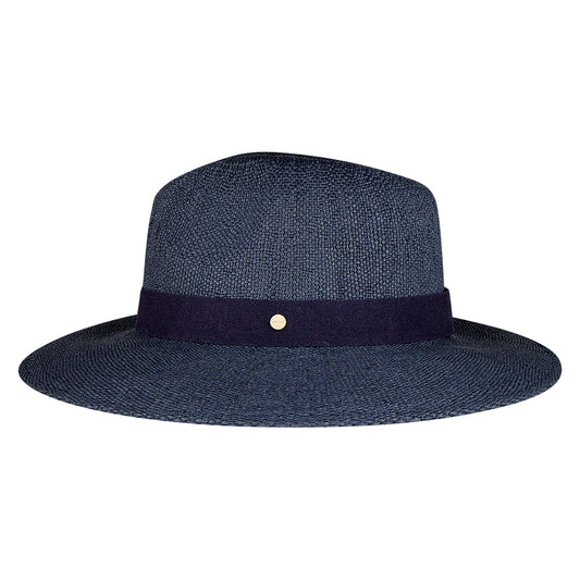 Ladies Fedora Safari,Hollywell, Navy, Medium