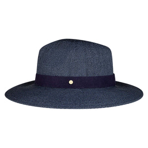 Ladies Fedora Safari,Hollywell, Navy, Medium