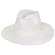 Load image into Gallery viewer, Ladies Fedora Safari,Hollywell, White, Small
