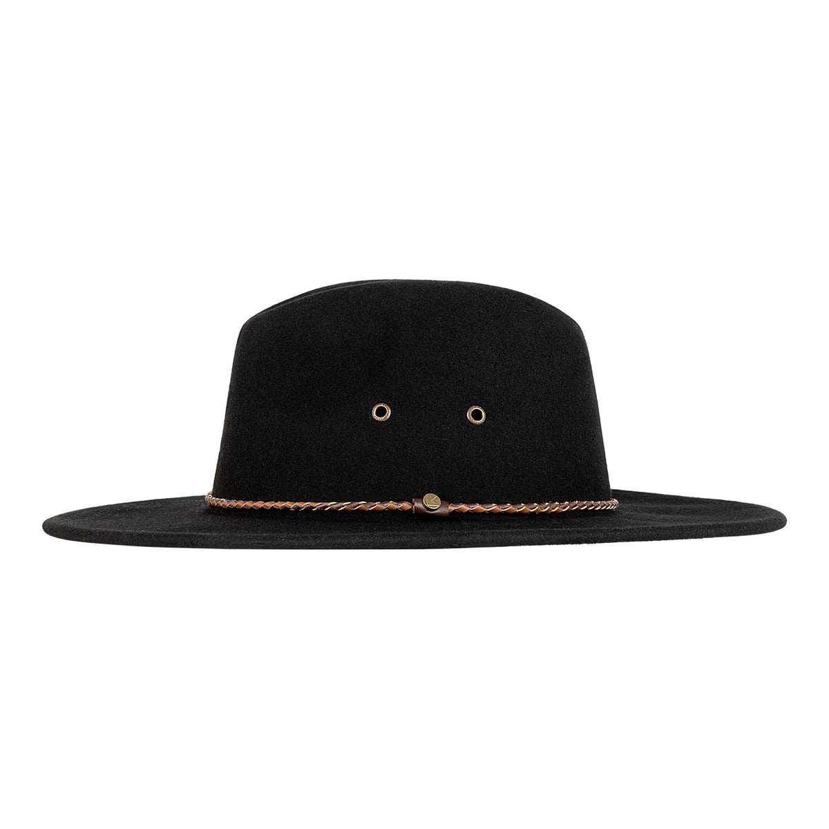 Unisex Fedora, Marshall, Black, Large