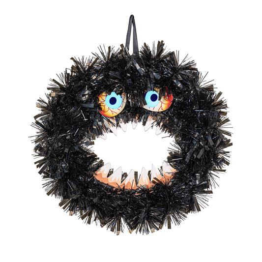 Monster, Color Changing Eyes, Decor Wreath