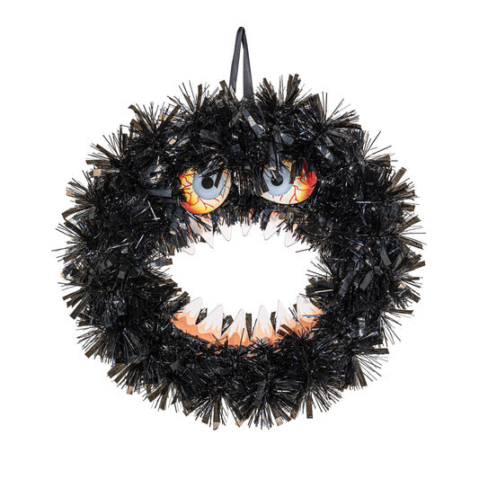 Monster, Color Changing Eyes, Decor Wreath