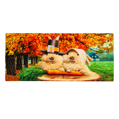 Bunny Pildrims Switcch Door Mat