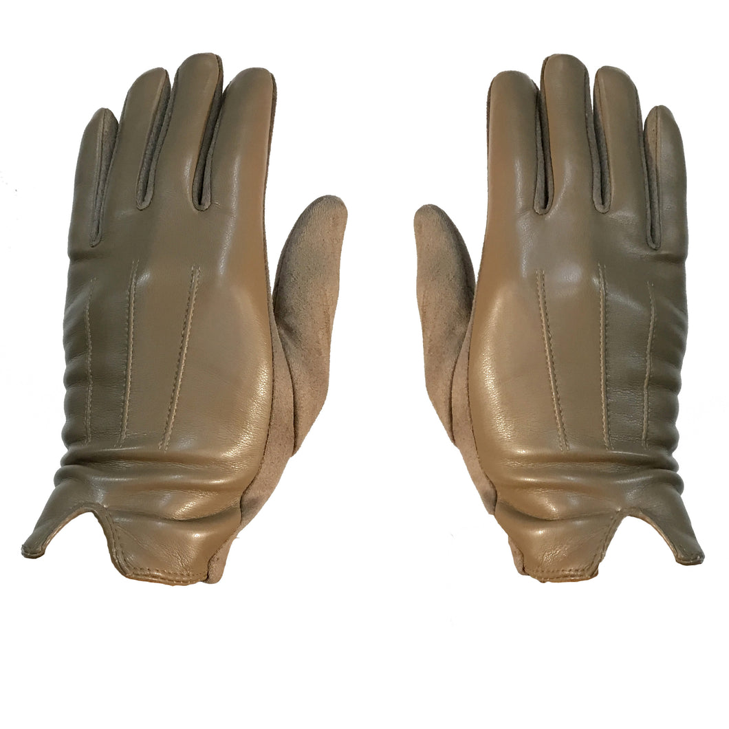 Three Line Stretch Gloves, Sand