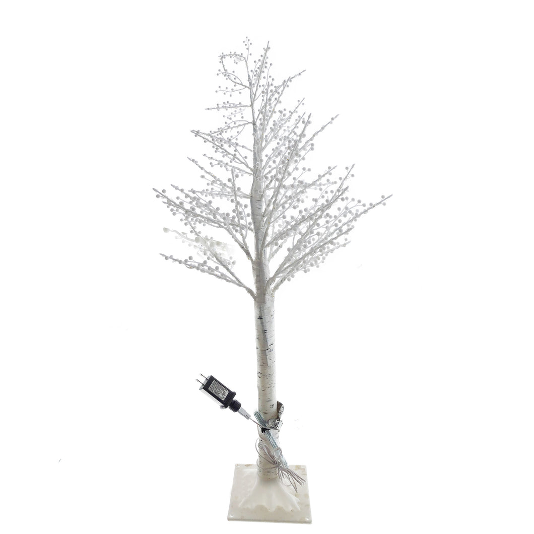 Decor, Light Up White Birch Tree, 4ft