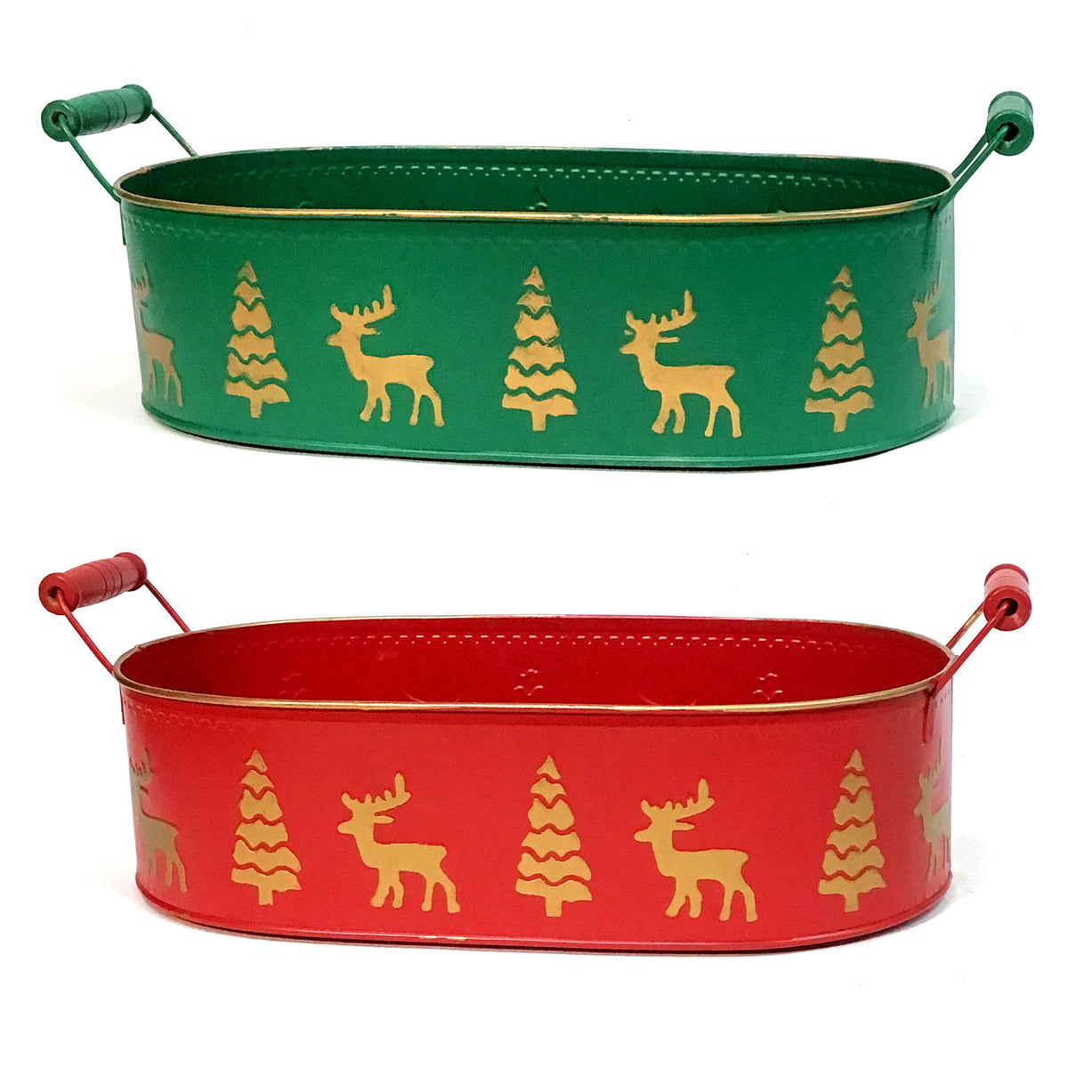 Decor Assorted, Christmas Buckets