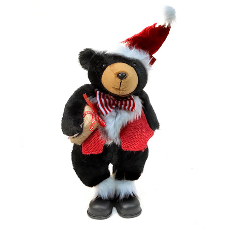 Decor, Standing Christmas Bear, Assorted