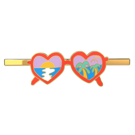 Heart Shades Hair Pin