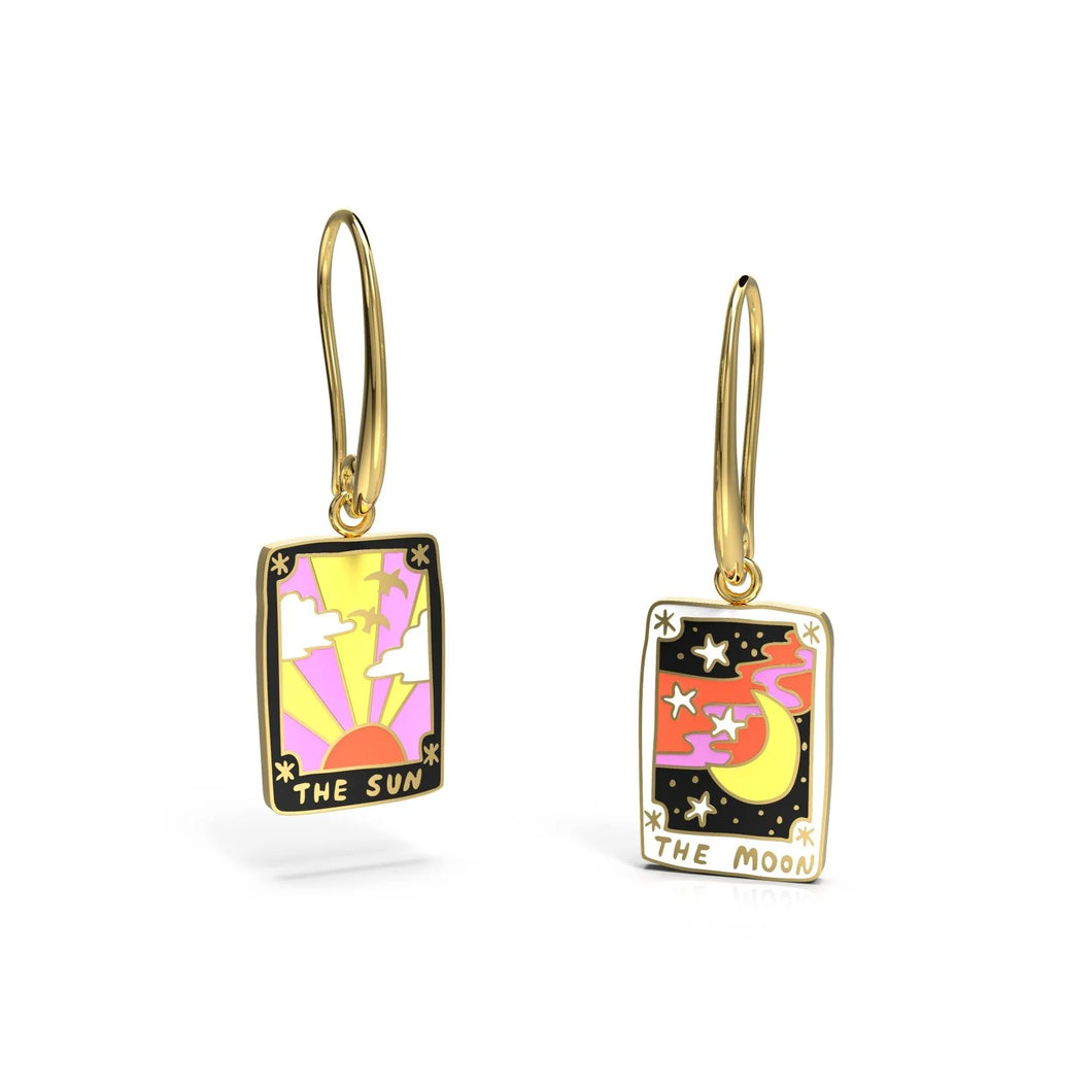 Tarot Card Drop Earings