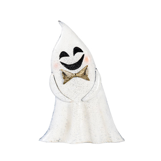 Decor, Metal Ghost Buddies Statues, Assorted