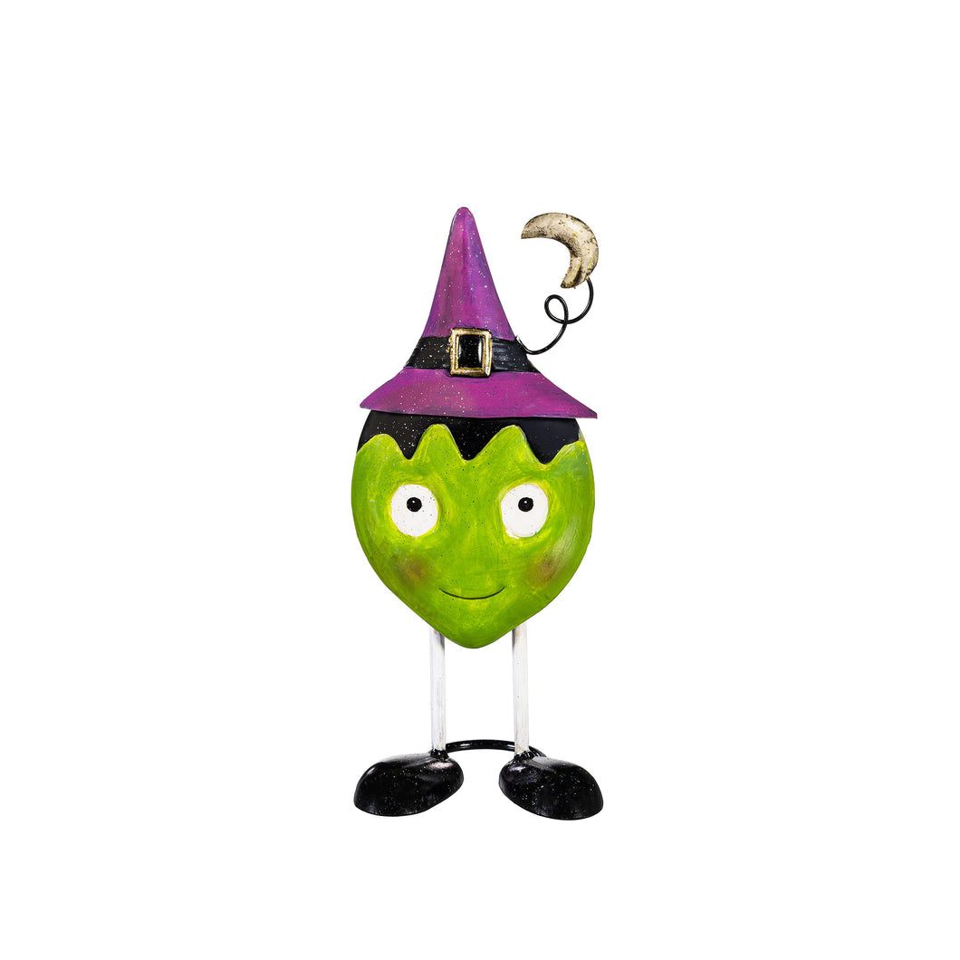 Decor, Metal Spooky Monsters, 3 Assorted