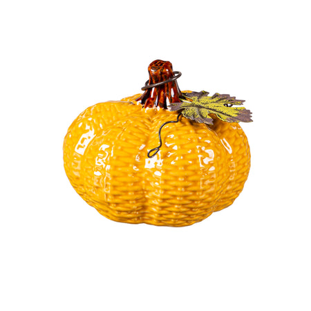 Decor, Ceramic, 3 Assorterd Pumpkins