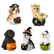 Decor, LED Halloween Dogs, 5 Assorted