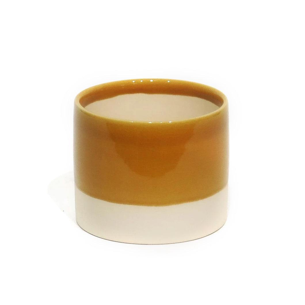 Pot, 4in, Ceramic, Reactive Glaze, Umber