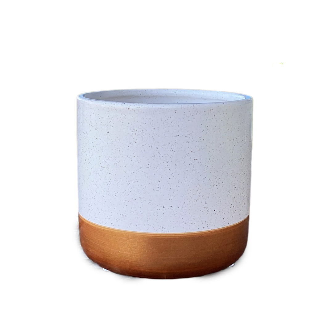 Pot, 4in, Copper Base Dolmite, Speckled