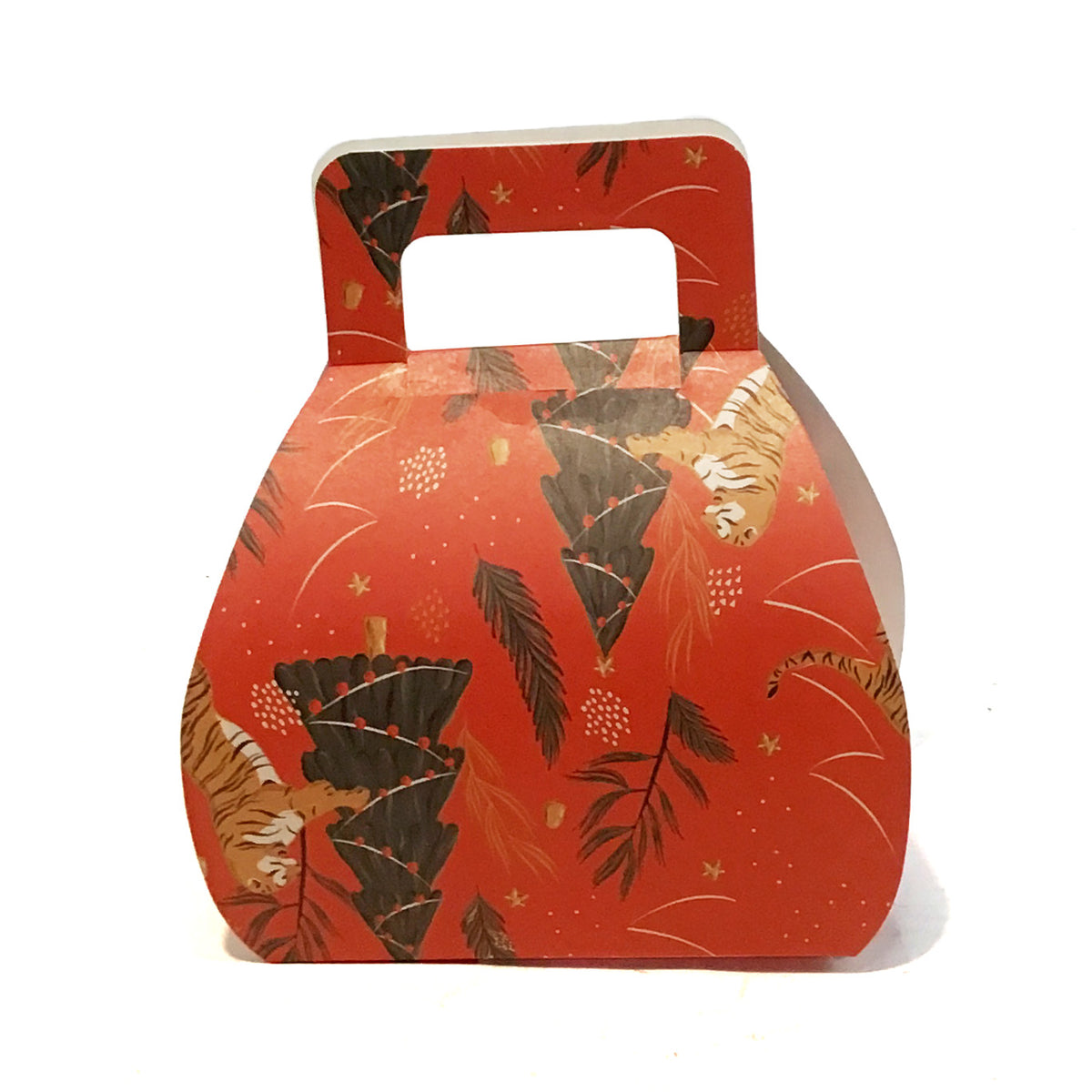 Printed Recycled Paper Gift Bag w/ Pattern