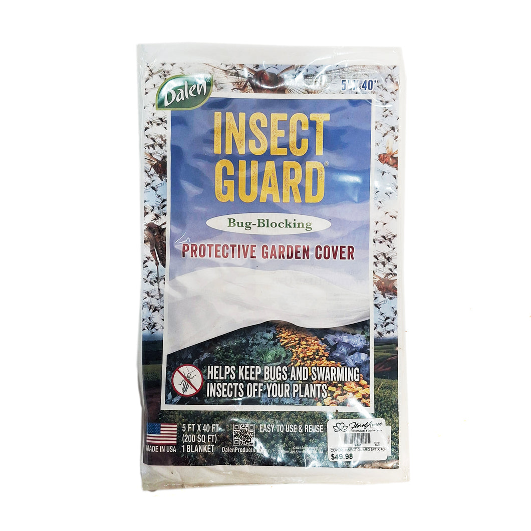 Garden Cover, Insect Cover, 5' x 40'