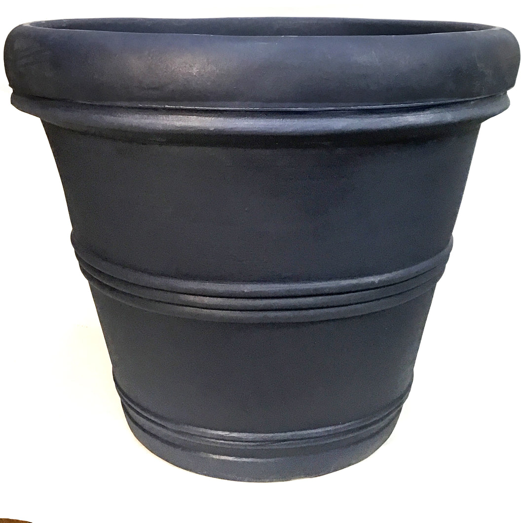 Plastic Eldora Pot, 35in, Navy