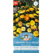 Load image into Gallery viewer, Calendula -Daisy Mixed Seeds, Mr Fothergills
