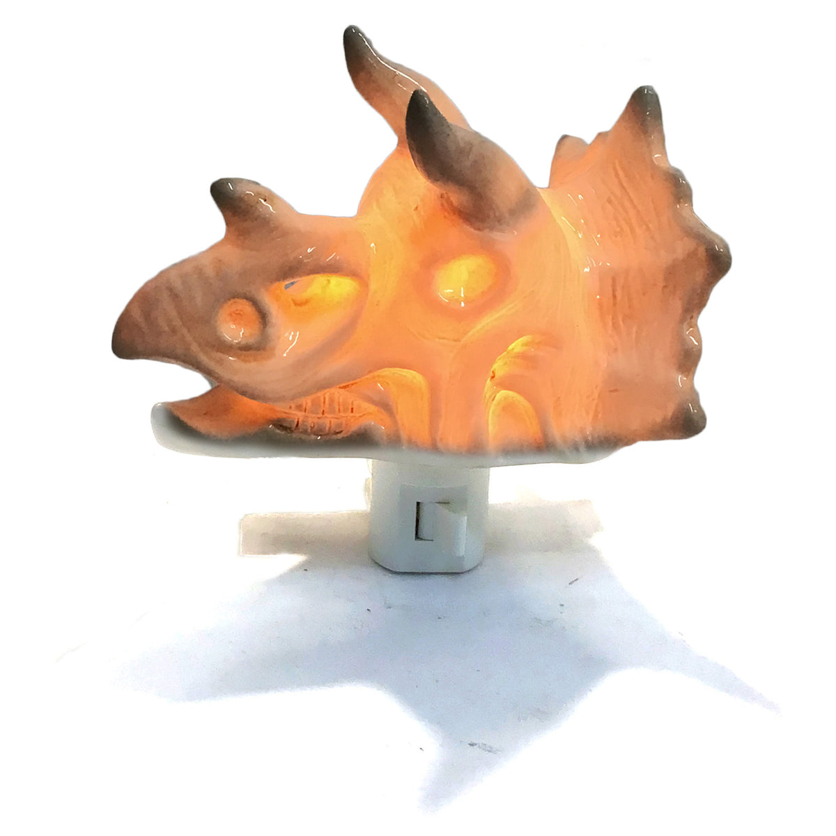 Triceratops Fossil Plug-in Night Light