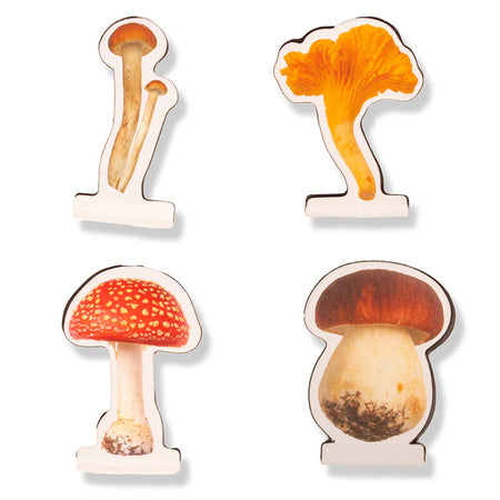 Magnetic Mushrooms Bookmarks