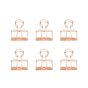 Copper Wire Clips (S/6)