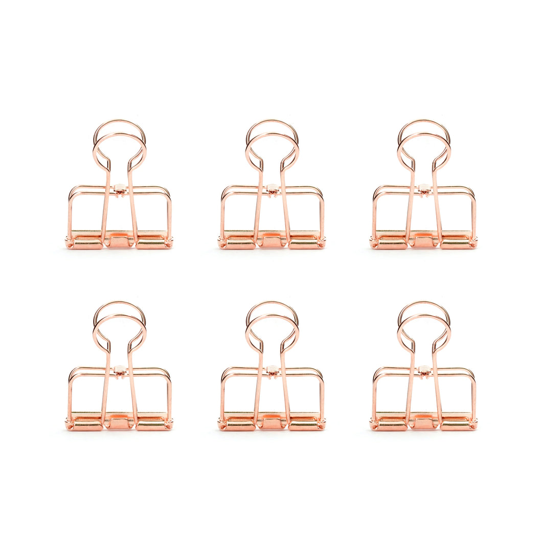 Copper Wire Clips (S/6)