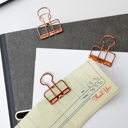 Copper Wire Clips (S/6)