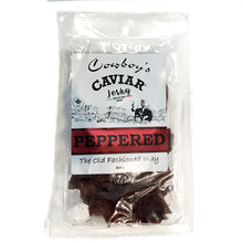 Load image into Gallery viewer, Cowboy&#39;s Caviar, Jerky, Peppered, 100g
