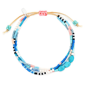 Mixed Media Bracelet, Sky