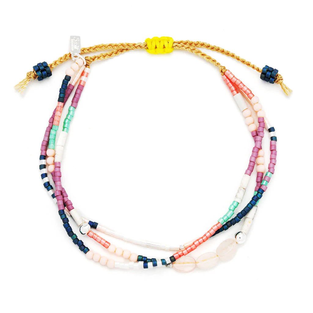 Mixed Media Bracelet, Heart