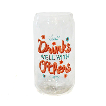 Beer Can Glass, Drinks Well, 16oz