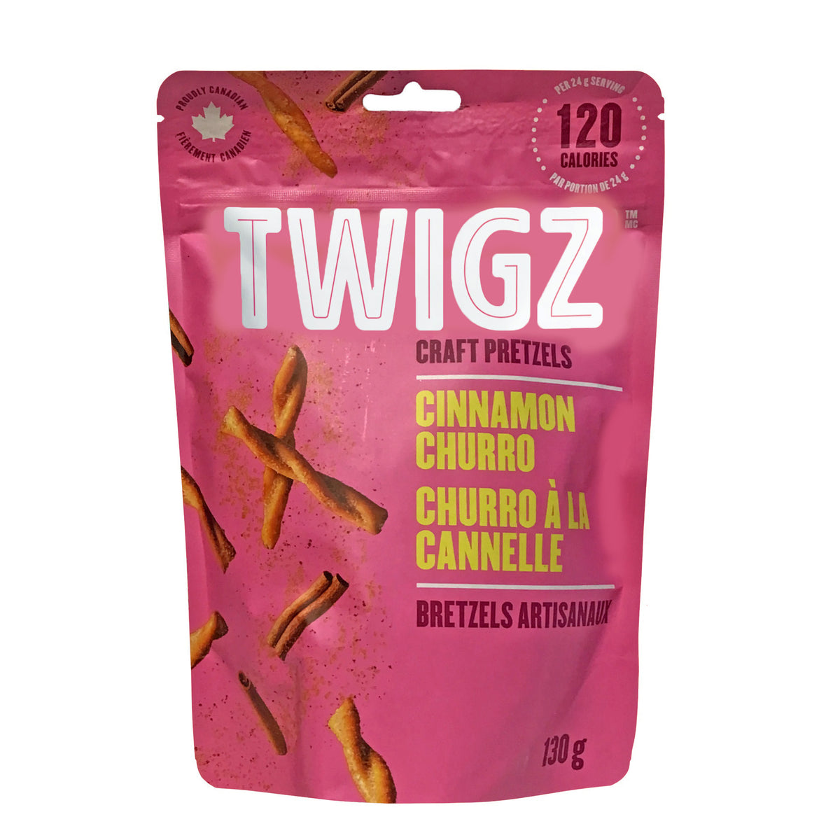 Twigz Pretzels, Cinnamon Churro, 130g
