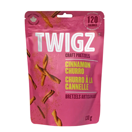 Twigz Pretzels, Cinnamon Churro, 130g