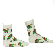 Womans Crew Socks,Yee Frog!