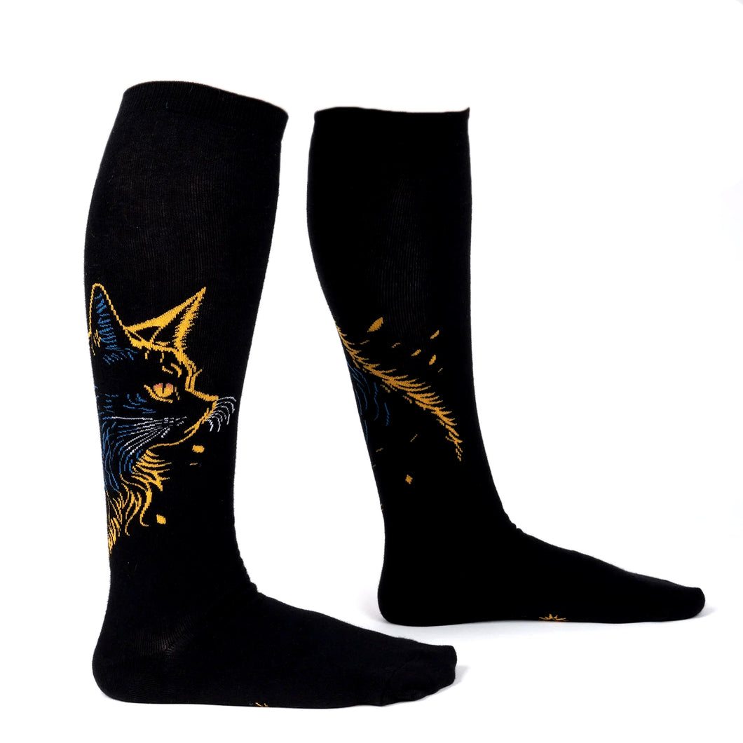Knee High: Night Cat