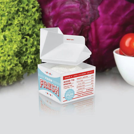 Half Pint Glass Milk Carton Air Freshener