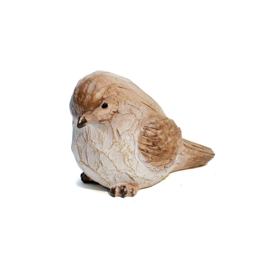 Resin Wood Bird Figurine, 4 Styles