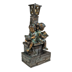 Reading With Lamp, Fountain