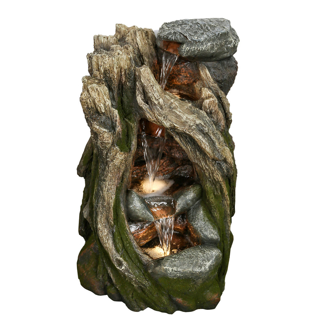 Tree Trunk Waterfall Fountain
