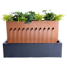 Load image into Gallery viewer, Zink Metal Rectangle Fountain

