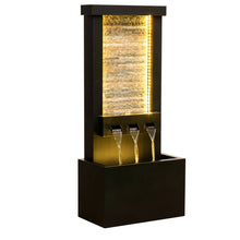 Load image into Gallery viewer, Bk Zink Metal Fountain With Stone Brick
