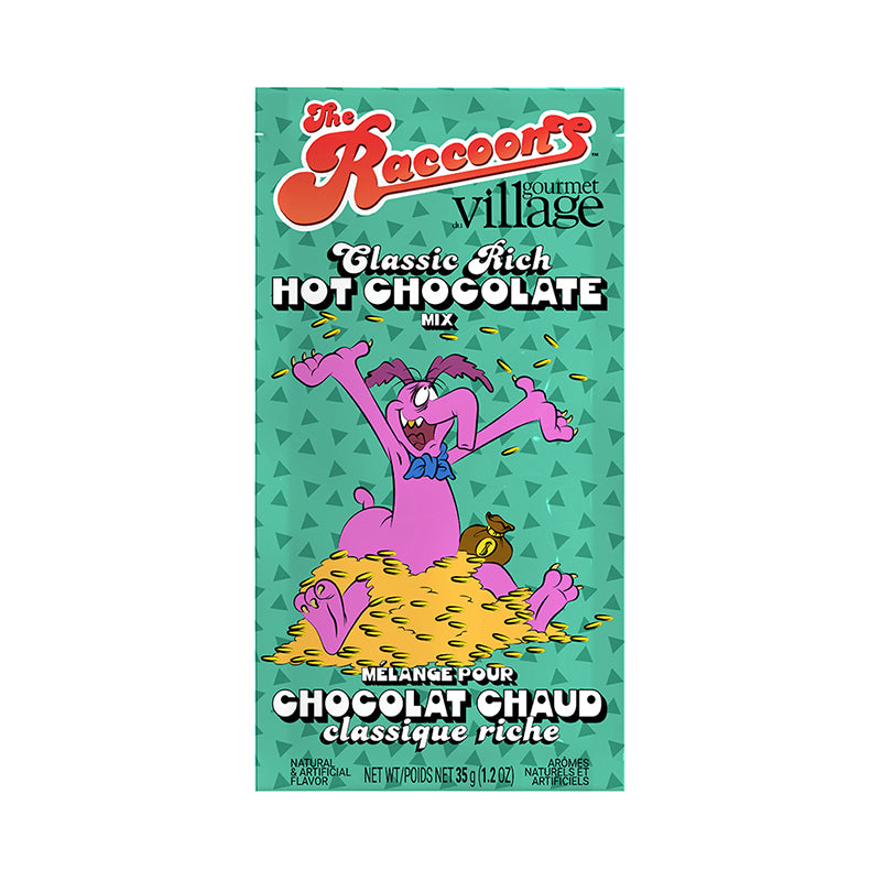 Hot Chocolate, Classic Rich, Racoons