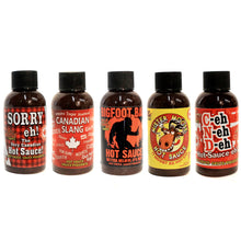 Load image into Gallery viewer, Maple Mini Travel Sized Hot Sauce Mild - Med- Hot
