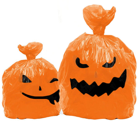 Pumpkin Leaf Bags, 2 Bags Per Pack