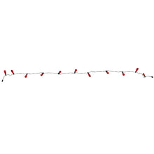 Load image into Gallery viewer, String Lights ith Red Glass Flame Bulb
